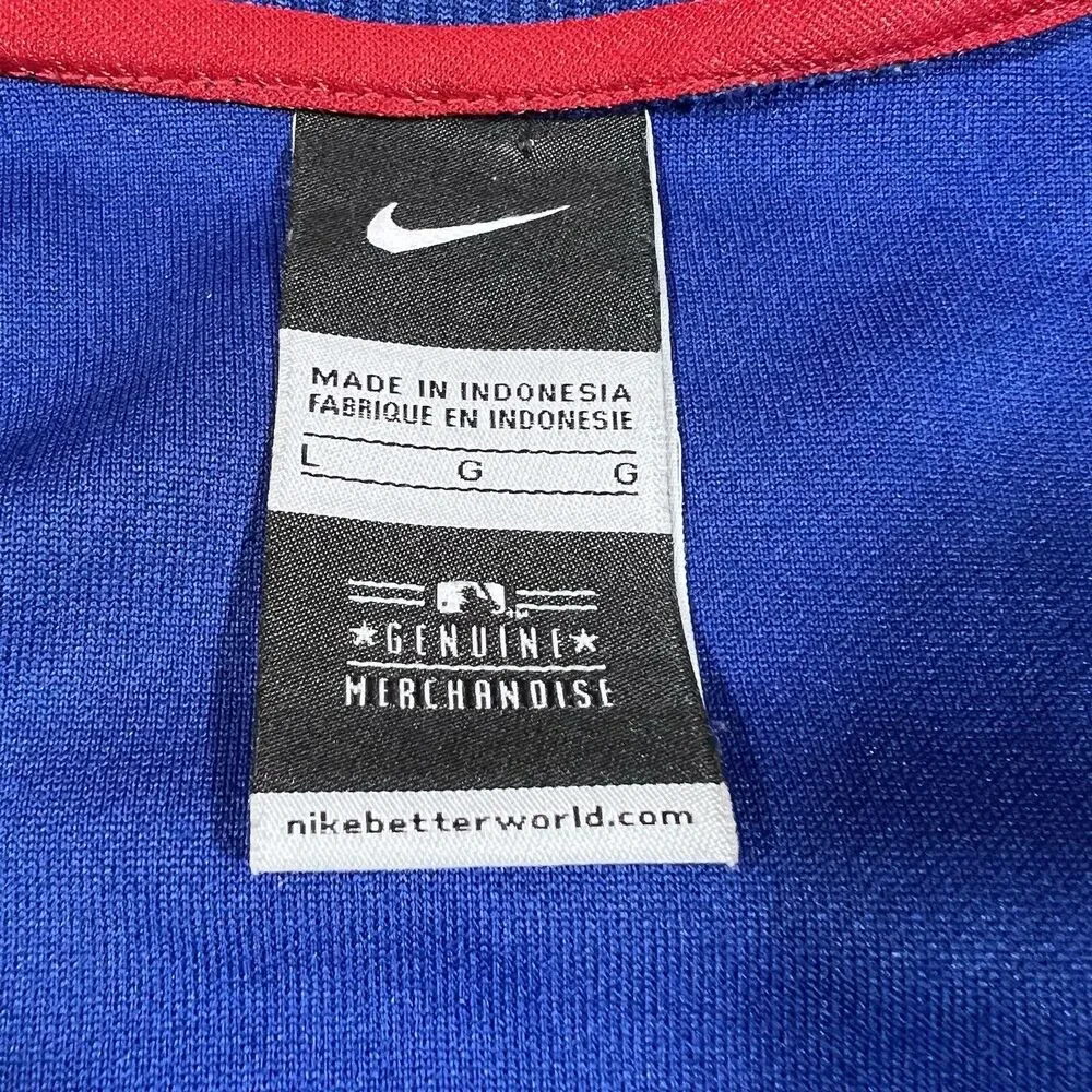 Nike Chicago Cubs Track Jacket MLB Genuine Merchandise Full Zip Youth Large - Picture 10 of 12